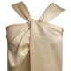 Combo Of Golden Satin Evening Blouse & Matching Blouse (Bag)