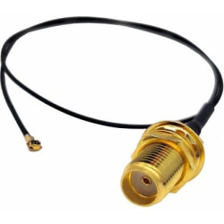 30cm/ 300mm long Mini PCI U.FL to SMA Female Connector Antenna Cable to SMA Extension 1.13 Cable