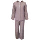 The Linen Story - Buttons Up - Purple Shirt & Pant Set, Linen Co-ord Set For Women