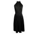 Black Halter Neck Party Dress | Size: S,M,L