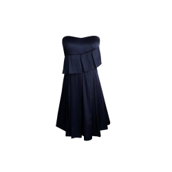 Navy Blue Off Shoulder Formal Dress for Women | Size: M, L, XL