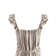Women's White Black Stripes Maxi Jumpsuit | Size: M, L, XL   
