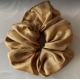 Pack Of 2, Peanut Butter Brown Shade Scrunchies, Hair Accessories, Elastic Ties For Women