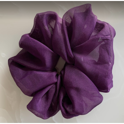 Pack Of 2 Beautiful Color Scrunchies, Hair Accessories, Elastic Ties For Women