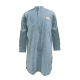 Contemporary Style Blue Linen Long Kurta With Full Sleeves For Men 