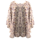 Cute FLowy Multicoloured Printed Short Summery Dress For Women