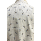 White Printed Cotton Formal Shirt For Men, Unique Modern/Contemporary Fashion