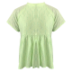 Light Green Cotton Peplum Top For Women, Perfect Summer Fits 