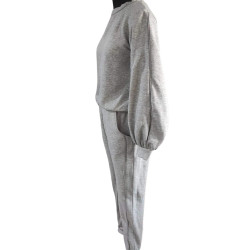 Women's Winterwear, Grey Co-ord Set For Women, Comfortable Clothing