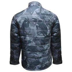 Printed Puffer Jacket For Men, Full Sleeves, Winter Wear