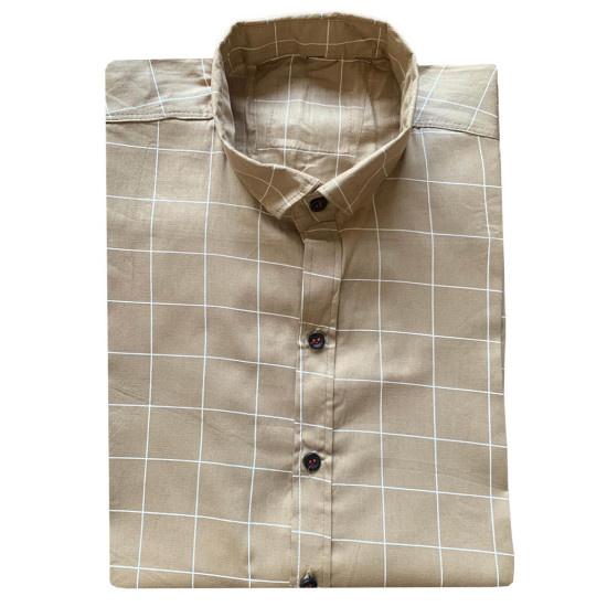 Regular Fit Checks / Lines Formal Shirt For Men, Summer Fits
