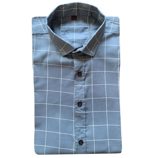 Regular Fit Checks / Lines Formal Shirt For Men, Summer Fits