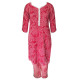 Combo Of Kota Doria Suit & Matching Accessory (Traditional Pink Earrings) 
