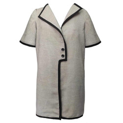 Simple & Elegant Half Sleeve Long Overcoat For Women, Winter Fits