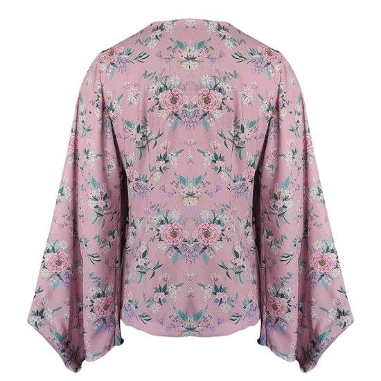 Floral Pink - Summer Cool Printed Fabric Top / Blouse For Women, Summer Fits