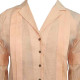 The Linen Story - Peach Linen Shirt For Women, Summer Fits