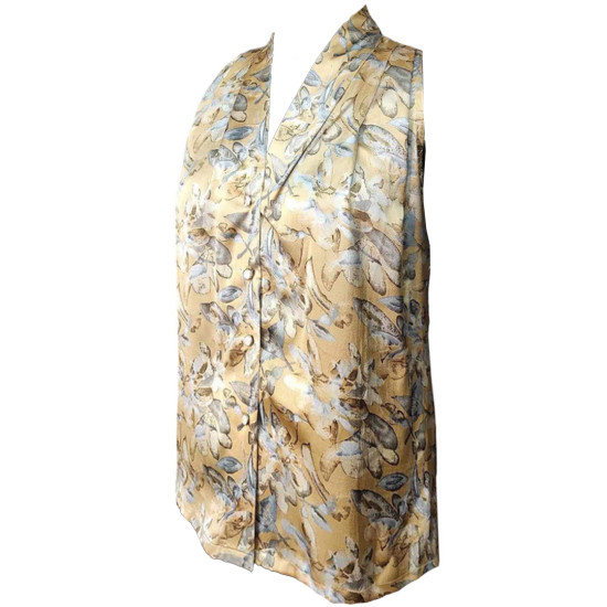 Floral Printed Satin Top / Blouse For Women, Summer Fits