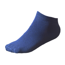 TP Kart, Navy Blue - Grey Unisex Ankle Length Cotton Socks- Pack of 3 | Size UK 4 - UK 10