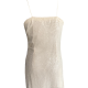 White Sequence Strap Dress For Women
