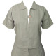 The Linen Story - Casual Green Top & Shorts Sets, Linen Co-ord Set For Women