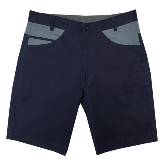 Semi Formal Regular Fit Cotton Denim Shorts For Men