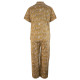 Multicoloured Owl Printed Cotton Night Suit, Shirt & Straight Pant Set, Cotton Night Wear