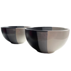 Set Of 2 Big Ceramic Bowls, Perfect For Serving & Eating