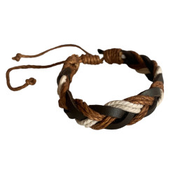 Multi-Layer Braided European Style Bracelet / Wristband For Men