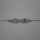 Ethereal Charms - 925 Sterling Silver (Rhodium Plated) Bracelet With AD / Zircon For Women