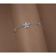 Enchanted Blooms - 925 Sterling Silver (Rhodium Plated) Bracelet With AD / Zircon For Women