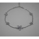 Enchanted Blooms - 925 Sterling Silver (Rhodium Plated) Bracelet With AD / Zircon For Women