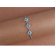 Star Sparkle - 925 Sterling Silver (Rhodium Plated) Sleek Bracelet With AD / Zircon For Women