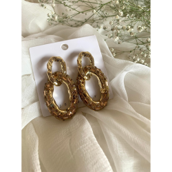  Stylish Sparkling Golden Dangler/Drop Earrings For Women/Girls