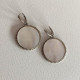 Mother Of Pearl 995 Pure Silver Dangler Earrings (Rhodium Plated), Statement Earrings For Women