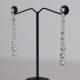 Dazzling Drop - 925 Sterling Silver Rhodium Plated Earrings With AD, Statement Earrings For Women, Long Drop Earrings