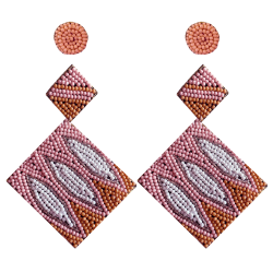 Combo of Boho Bead Dangler Earrings And Studs For Women/Girls