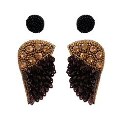 Combo of Sequins Bead Dangler Earrings And Studs For Women/Girls