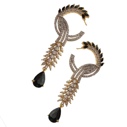 Modish Black Dangler Earrings For Women