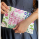 Cream Fabric Pouch / Potli Purse / Bag / Clutch For Women With Multi-coloured Embroidery, Contemporary Style Bags