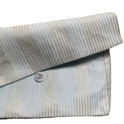 Blue Stripes Cloth Clutch Bag/Potli Pouch For Women For Weddings & Parties