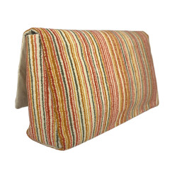 Multicolored Stripes Contemporary Style Clutch Bag For Women For Weddings / Parties 